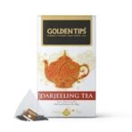 Golden Tips Darjeeling Pyramid Black Tea bag (20 Tea Bags, 40 Grams) - Fast UK Delivery - Image 2