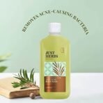 Just Herbs Tea Tree Anti - Acne Body Wash with Plant Salicylic Acid for Men & Women 300 ml - Fast UK Delivery - Image 6
