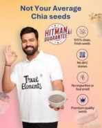 True Elements Chia Seeds 150g - Non-GMO and Fibre Rich Seeds | Omega-3 rich Seeds for Eating | Healthy Snacks | Best for Weight Management - Fast UK Delivery - Image 4