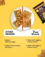True Elements Dry fruit Chikki 700g (Pack of 35) - Made with Peanuts, Almonds, Cashews & Pista | Gajak with Jaggery Powder | 24% Less Sugar - Fast UK Delivery - Image 7