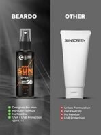 Beardo Max Sunscreen SPF 50 & PA+++ Spray for Men | Non-greasy Sunscreen for Men | Easy Application Sunscreen Spray | Sunscreen For Oily Skin | UVA UVB Protection | 50ml - Fast UK Delivery - Image 7