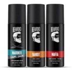 Beardo Bandit, Mafia & Mariner Captain Jack Perfume Body Spray (Set of 3) Long Lasting No Gas Deo For Men | Day Body Spray Deodorant | Fresh, Aqua Notes | Christmas gift for men | Gift For Friends | Gift for Men - Fast UK Delivery - Image 2