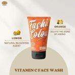 Fashion Colour Vitamin C Face Wash For Skin Radiance and Cells Regeneration With Lemon Extracts And Orange Extracts (130g) - Fast UK Delivery - Image 3