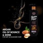 Fashion Colour Bounce & Shine Argan Oil Hair Shampoo for Dry & Frizzy Hair | With Almond Oil | For Smooth, Soft, Shiny and Stronger Hair | Silicone, Sulphate & Paraben Free Shampoo for Women | 300 ml (Pack of 1) - Fast UK Delivery - Image 3