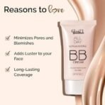 Glam 21 BB Cream, Longlasting Oil Free Sun Protection Formula with SPF 30, Lightweight, Non Greasy Creamy Texture for All Skin, 40g - Shade-05 - Fast UK Delivery - Image 4
