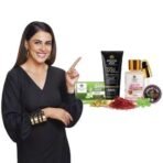 Ayouthveda Best wishes Gift Hamper Special Skin Care Set For Family & Friends | Includes Gold Face Wash, D-Tan Serum, Aloe Vera Soap & Lip Balm | Valentine Day Giftset - Fast UK Delivery - Image 3