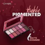 MARS 12 Shades Dance of Joy Eyeshadow Palette | Highly Pigmented and Blendable | Multicolor | Matte and Shimmer Finish 01-Multicolor (13.2g) (Shade-02) - Fast UK Delivery - Image 3