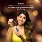 Blue Nectar 24k Gold Serum for Glowing Skin | Natural Kumkumadi Oil Serum for Face Infused with 24K Gold | Ayurvedic Face Serum for Skin Brightening and Skin Firming (24 Herbs, 30ml) - Fast UK Delivery - Image 4
