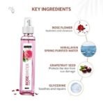 INDUS VALLEY Natural Rose Water/Skin Toner - Organic Gulab Jal- Chemical Free, Pack of 250 ml - Fast UK Delivery - Image 5