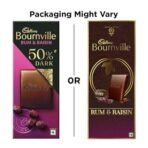 Cadbury Bournville Rum & Raisin Dark Chocolate Bar, 80 grams - Fast UK Delivery - Image 3