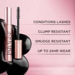 L'Oreal Paris Volumising Mascara, Waterproof, Enriched Caring Formula, Smudge-Proof Wear, Lash Paradise, Colour: Black, 7.6 ml - Fast UK Delivery - Image 7