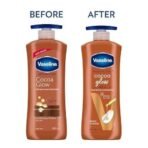 Vaseline Cocoa Glow Serum In Lotion, 600 ml | 100% Pure Cocoa & Shea Butter for Glowing & Soft Skin - Fast UK Delivery - Image 4