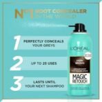 L'Oreal Paris Instant Root Concealer Spray, Ideal for Touching Up Grey Root Regrowth, Magic Retouch, 2 Dark Brown, 75ml - Fast UK Delivery - Image 4