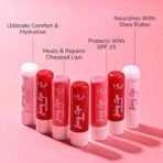 Mila Beaute Tinted Juicy Lip Balms Combo with 12 Hrs Moisturisation & SPF 15 I Almond Oil I Hydrating & Nourishing I For Dry & Chapped Lips I Lip Balm for Winter I Pack of 3 - Fast UK Delivery - Image 5