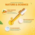 Himalaya Dark Spot Clearing Turmeric Kit (Pack of 3) | 100% Organically sourced Svarasa Turmeric | Free Jute Bag | Face Wash 100 ml | Face Pack 100 gm | Serum 30 ml | Power of Glycolic Acid & Niacinamide | Gives radiant spot free skin | Non-Staining - Fast UK Delivery - Image 5