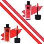 KINDED Lip Eye and Cheek Tint Combo for Women Girls Longlasting Moisturizing Vitamin E Liquid Lip Colour Lipstick Eyeshadow Blush (Matte Finish, Barbie Pink & Sangria Orange, 9 ml each) - Fast UK Delivery - Image 2