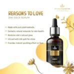 ISVARA AYURVEDA 24K Face Gold Serum for Skin Brightening, Reduce Wrinkles, Hydrating Serum with Avocado Vitamin E Oil and Hyaluronate - 30ML (Pack of 2) - Fast UK Delivery - Image 6