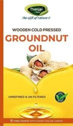 Thanjai Natural 6000ml Groundnut Oil Unrefined wooden Cold Pressed (Peanut Oil) 100% Natural No Cholesterol + Healthy Cooking (1L x 6) - Fast UK Delivery - Image 5