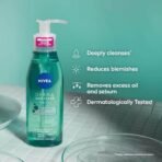 NIVEA Derma Skin Clear Wash Gel (150ml), Deep Cleansing Face Wash Gel, Salicylic Acid Face Wash Enriched with Niacinamide to Cleanse Pores and Remove Impurities - Fast UK Delivery - Image 5