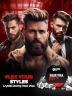 Beardo Stronghold Hair Wax, 100 gm | Crystal Hair Wax | Hair Wax Men | Styling Wax | Glossy Finish | Shine | Strong Hold | Hair Wax - Fast UK Delivery - Image 6