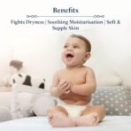Blue Nectar Baby Lotion with Nourishing Organic Ghee, Body Butters and Ayurvedic Baby Oils Baby skincare | Infant Body lotion | Gentle moisturizer for Kids (12 Herbs, 100ml) - Fast UK Delivery - Image 4