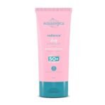 Aqualogica Radiance+ Dewy Sunscreen SPF 50+ PA+++ | Lightweight texture for oily, combination, acne prone skin | Broad spectrum protection | No white cast, Non greasy | For Men & Women | 80g - Fast UK Delivery