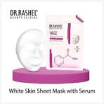 DR.RASHEL White Skin Face Sheet Mask With Serum For Women And Men | All Skin Types | Repairing & Nourishment | Soothing And Hydrating | Paraben Free | Pack Of 2 | 20 Grams Each - Image 5
