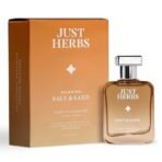 Just Herbs Relaxing Salt & Sand EDP Perfume for Men and Women 50ml, Long Lasting Eau Da Parfum Fragrance Unisex Body Spray - Fast UK Delivery - Image 2
