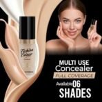 Fashion Colour Platinum Multi-Use Concealer Full Coverage | Liquid HD Concealer | Easily Blendable Concealer For Face Makeup-15ML (Beige) - Fast UK Delivery - Image 3