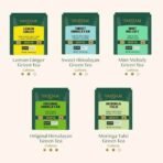 VAHDAM, Green Tea Bag Sampler | Tea Variety Pack- 10 Teas Bags | Gluten Free, Pure Ingredients | Pure Assorted Green Tea Gift Sets, Assortment Of 10 Green Tea Flavors | Valentines Day Gifts 2025 - Fast UK Delivery - Image 3