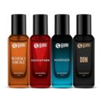 Beardo Perfumes Giftset For Men (Pack of 4 x 20ml) Whisky Smoke, GodFather, Mariner & Don Perfumes | Perfume for Men, Bold & Perfect for Everyday Wear | Long Lasting Fragrance | Gift for Men | Gift for Brother - Fast UK Delivery - Image 2