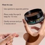 mCaffeine Coffee Hydrogel Under Eye Patches For Dark Circles & Puffiness Reduction | Eye Care Routine | Eye Patch with Caffeine & Hyaluronic Acid | Moisture-Lock Technique For 2X Hydration - 30 Pairs for both Women and Men | 90G - Fast UK Delivery - Image 7