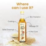 Nutriorg Cold Pressed 100% Organic White Sesame/Gingelly Oil 500 ml | for Cooking Essential Purpose | Natural Filtration for Nutrient Retention | Can be Used Hair & Skin - Fast UK Delivery - Image 5