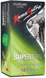 Kamasutra Pleaseure Series Superthin 12 Pieces * 2 (Pack of 2) Condom (Set of 2, 24 Sheets) - Fast UK Delivery