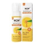 WOW Skin Science Sunscreen Gel For All Skin Types | SPF 55 PA++++ | With Glutathione & Aloe Vera Extract | Lightweight | Quick Absorbing | No White Cast | UVA & UVB Protection | 100 ml - Fast UK Delivery - Image 2