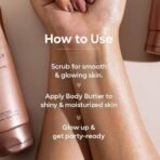 mCaffeine Shimmer Body Polishing Kit for women and men| Shimmer Body Scrub with Coffee & Shimmer Body Butter with Cocoa Butter | For Illuminizing Soft Shimmer & Glowing Skin for men and women - Fast UK Delivery - Image 7