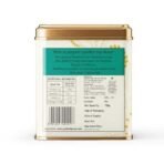 Golden Tips Healthy/Natural and Organic Loose Leaves Roseherb Green Tea Tin Can (100 Gram, 50 cups) - Fast UK Delivery - Image 3