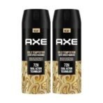 Axe Gold Temptation Long Lasting Deodorant Bodyspray For Men 150 ml, Pack of 2 - Fast UK Delivery - Image 2