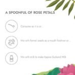 Kapiva Organic Gulkand 300gms (Rose Petal Jam) | 100% Natural | Sun-Cooked Damask Roses - Image 5