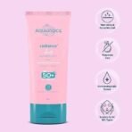 Aqualogica Radiance+ Dewy Sunscreen SPF 50+ PA+++ | Lightweight texture for oily, combination, acne prone skin | Broad spectrum protection | No white cast, Non greasy | For Men & Women | 80g - Fast UK Delivery - Image 3