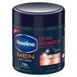 Vaseline Men Extra Hydration Moisturizing Body Cream For Dry Skin 400 ml - Fast UK Delivery