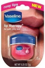 Vaseline Rosy Lip Therapy Size .25Z Rosy Lip Therapy .25Z, 1 Count, White - Fast UK Delivery - Image 2
