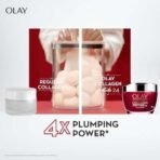 Olay Collagen Peptide Face Cream | Smooth and Plump Skin | With Collagen and Niacinamide l Normal, Oily, Dry & Combination Skin l Paraben & Sulphate free | 50g - Fast UK Delivery - Image 5