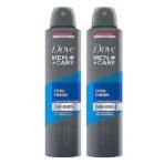 Dove Men+Care Cool Fresh Dry Spray Antiperspirant Deodorant, Up To 48 hrs Protection From Sweat & Odour, Instantly Dry for Cleaner Feel, Dermatologically Proven Formula, Soothes & Moisturises Skin, Clean, Refreshing Scent, 250ml (Pack of 2) - Fast UK Delivery - Image 2
