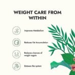 Kapiva Get Slim Green Tea Powder (45Gm) | Lemongrass Flavored + Natural Metabolism Booster For Healthy Weight Care - Fast UK Delivery - Image 3