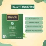 Golden Tips Healthy/Natural and Organic Darjeeling Green Tea Bags (100 Bags, 200 Gram) - Fast UK Delivery - Image 4