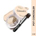 MILA Beaute Conceal It Pot Concealer | With SPF 15 & Vitamin-E For Face Makeup | Shade - (Rich Vanilla, 4g) Conceal It Pot Concealer For Face Makeup | Shade - (Light Ivory, 4g) - Fast UK Delivery - Image 4