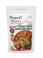 Organo Nutri Chicken Varutharacha Coconut Masala Curry Gravy Mix||Reclosable Eco-Zipper Pouch,100 Grams - Fast UK Delivery - Image 2