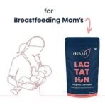 Oraah Lactation Care Tea for Breastfeeding Mothers - Pregnancy Teas - Fenugreek, Fennel, Moringa, Ginger - Caffeine Free - 100% Herbal Tea - (50gms) - Improve Lactation for Nursing Mom - Fast UK Delivery - Image 6