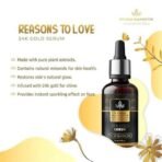 ISVARA AYURVEDA 24k Gold Face Serum for Glowing Skin -Instant Sparkling Glow for All Skin Types - 30ml (Pack of 2) - Fast UK Delivery - Image 6
